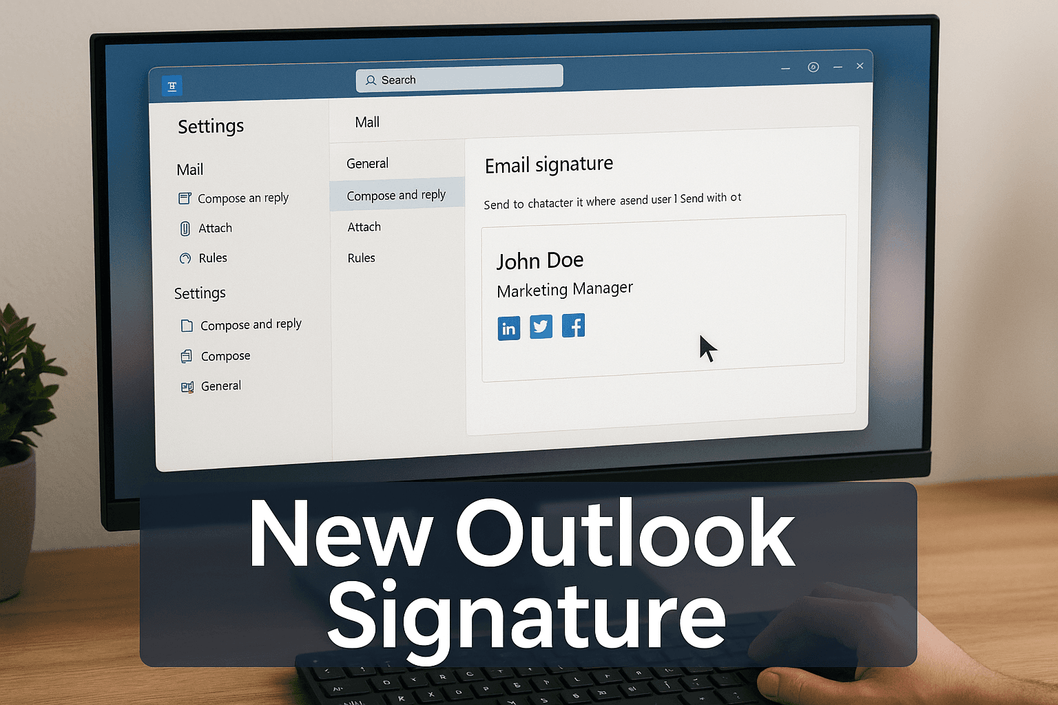 How to Create a New Email Signature in New Outlook