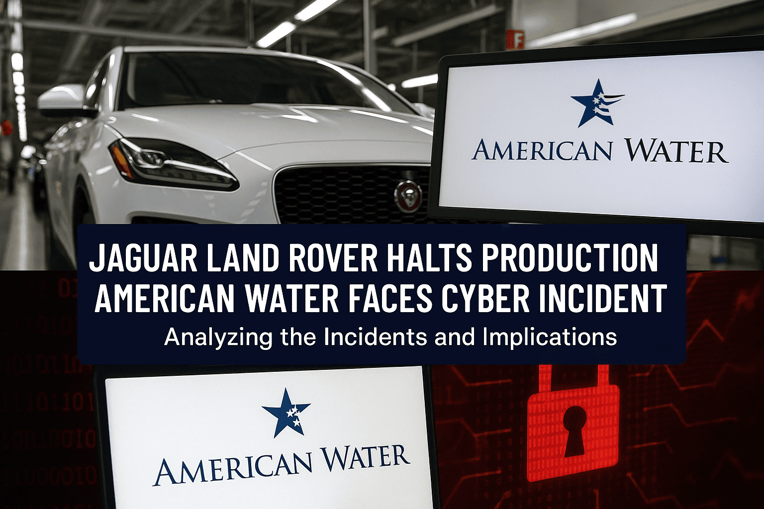 Cybersecurity Wake-Up Call: Insights from the Jaguar Land Rover and American Water Incidents