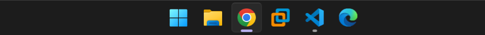 Screenshot showing Microsoft Edge icon